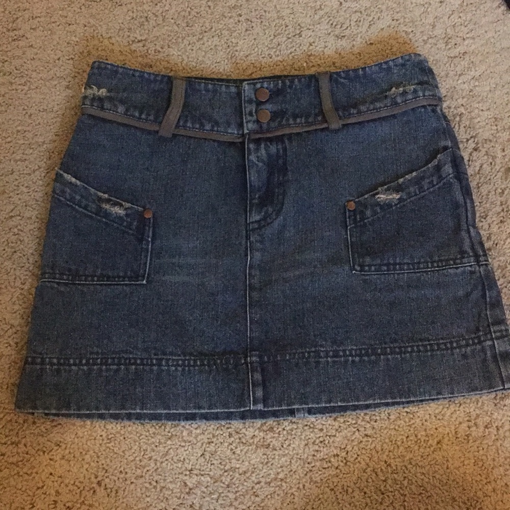 Arden B Denim Miniskirt